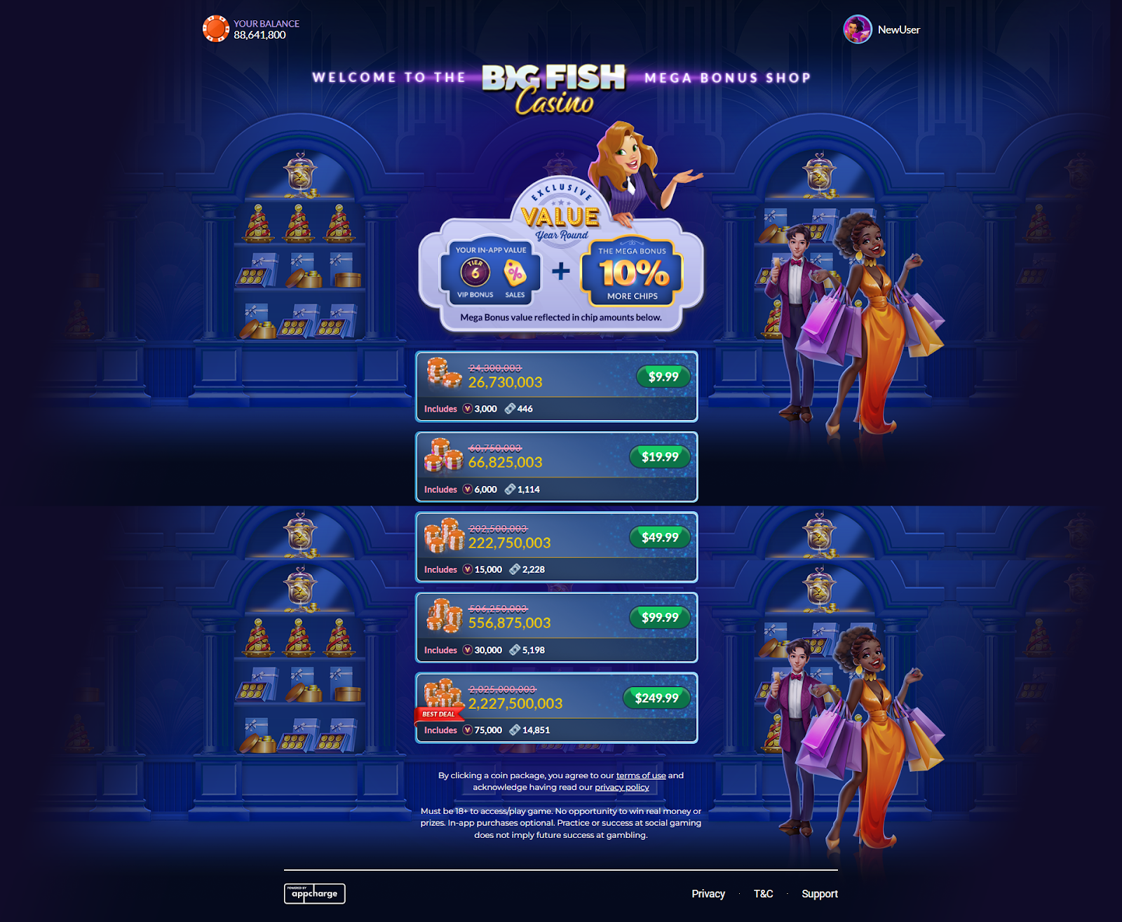 Big Fish Casino Mega Bonus Shop Big Fish Casino
